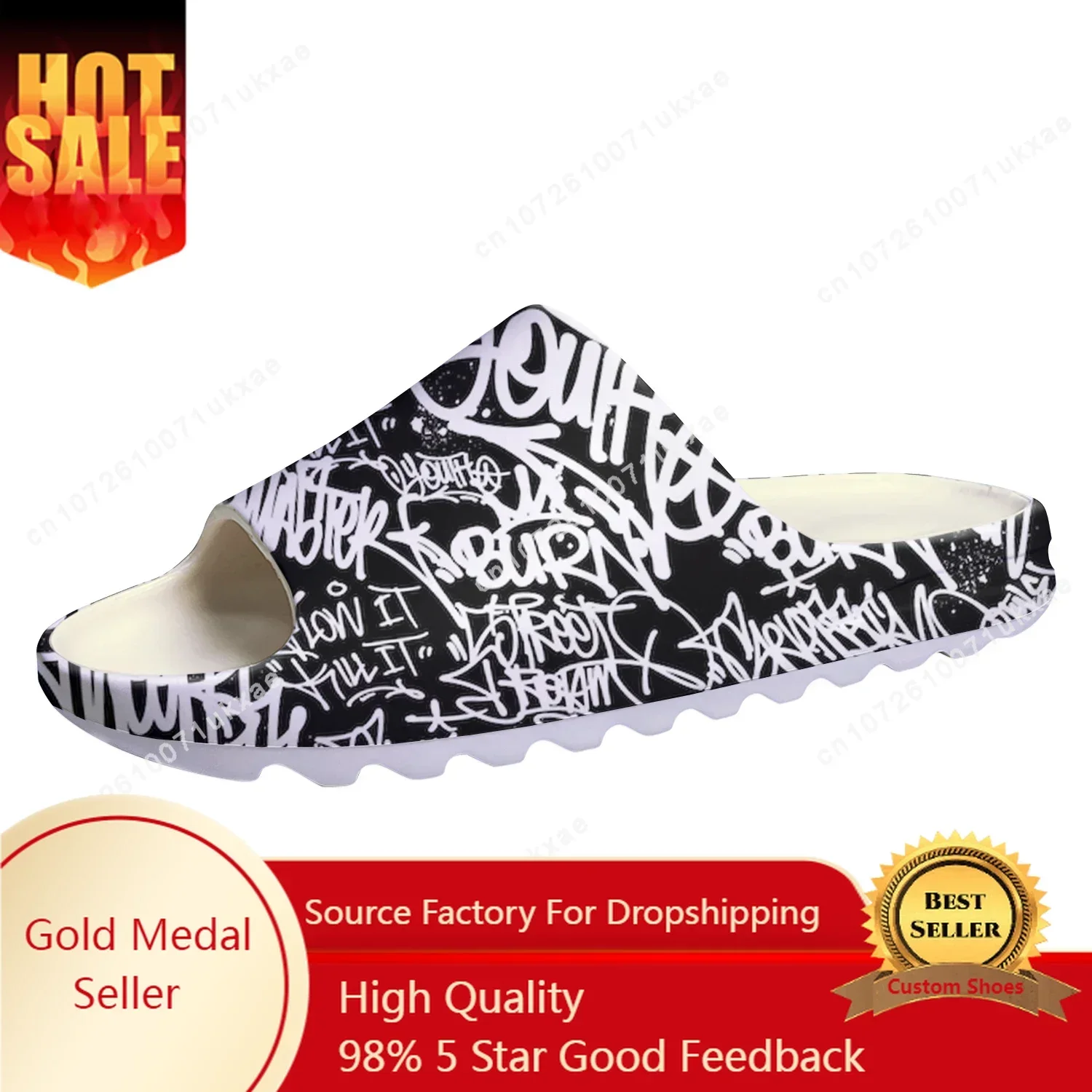 Street Fashion Art - Sepatu Sandal Rumah Anti Air dengan