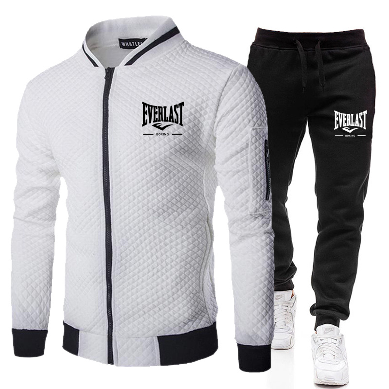 Street Fashion Men - EVERLAST BOXING Jaket Set Kerah Tegak