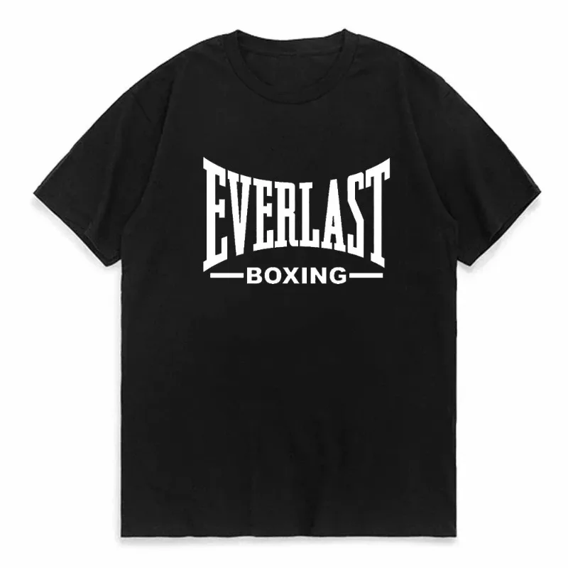 Street Fashion Logo - Kaos Logo EVERLAST BOXING Ukuran Besar