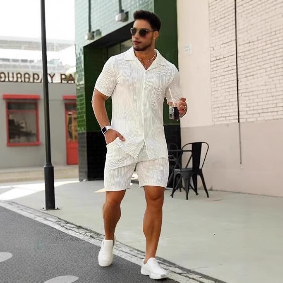 Pakaian Pria 2 Potong Set Keme - Street Fashion Men ulasan dan harga