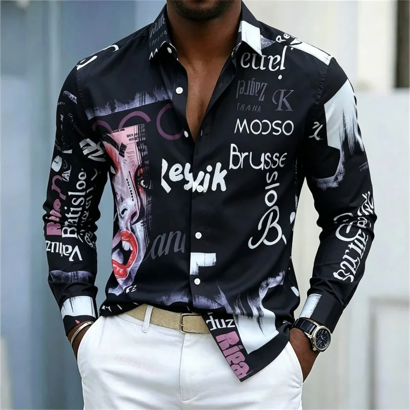 Kemeja Pria Lengan Panjang Ber - Street Fashion Men ulasan dan harga