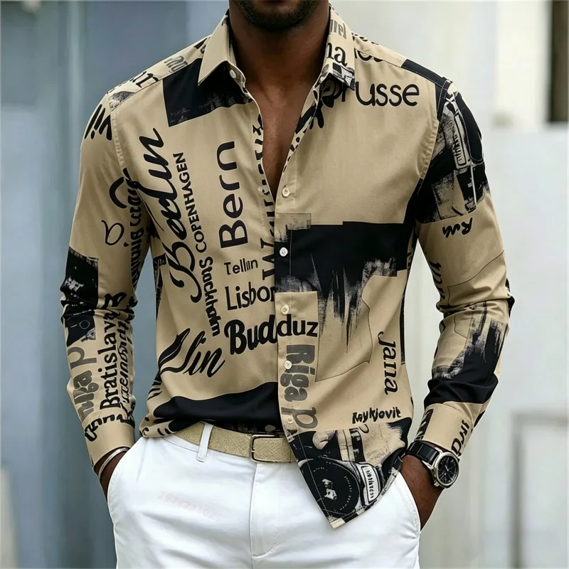Kemeja Pria Lengan Panjang Ber - Street Fashion Men ulasan dan harga