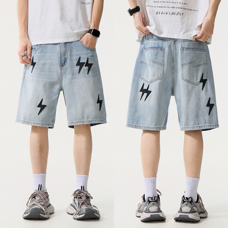 Celana Pendek Bermuda Denim Pa - Street Fashion American ulasan dan harga