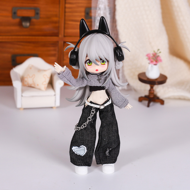 Pakaian Boneka Bjd Set Sweter  - Street Fashion Necklace ulasan dan harga
