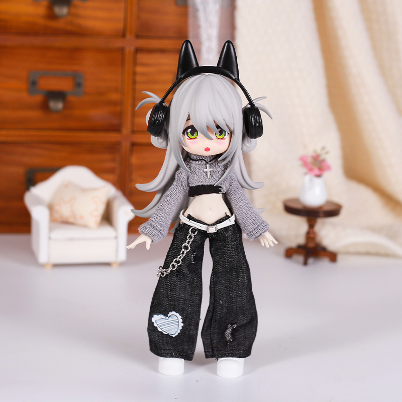 Pakaian Boneka Bjd Set Sweter  - Street Fashion Necklace ulasan dan harga