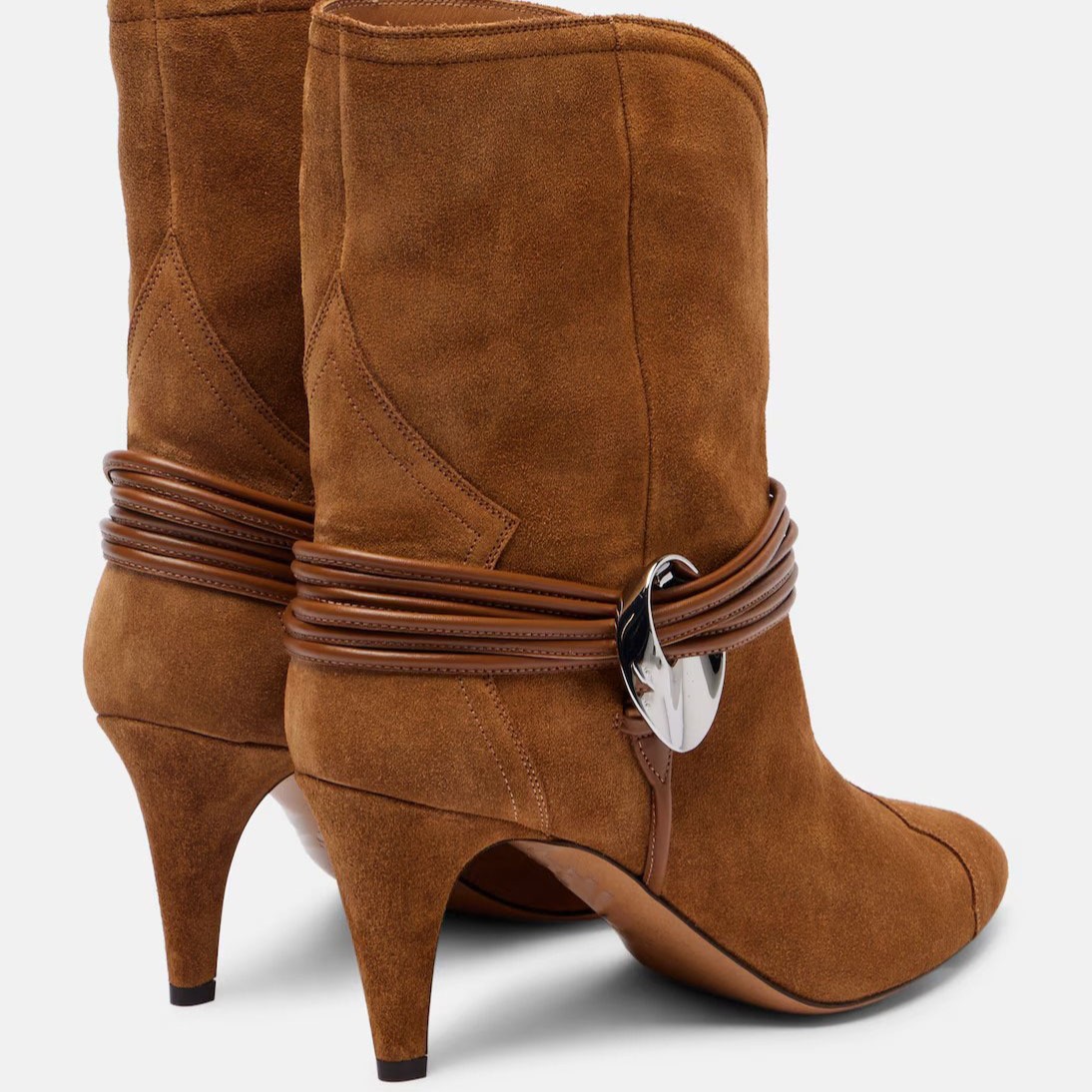Sepatu Boots Wanita Bahan Sued - Street Fashion Look ulasan dan harga