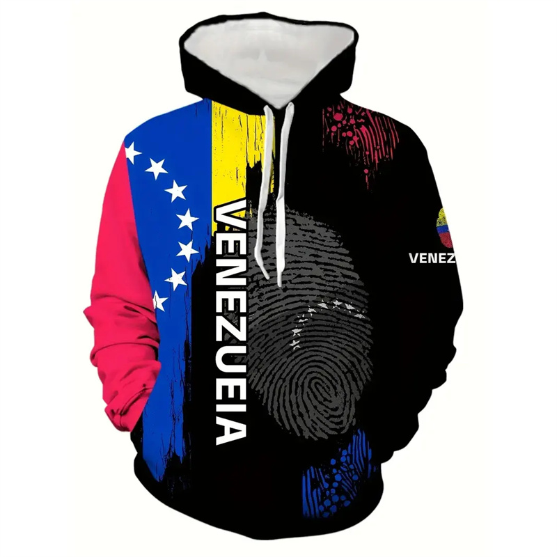Hoodie bendera Kolombia untuk  - Street Fashion Brazil ulasan dan harga