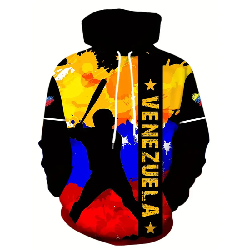 Hoodie bendera Kolombia untuk  - Street Fashion Brazil ulasan dan harga