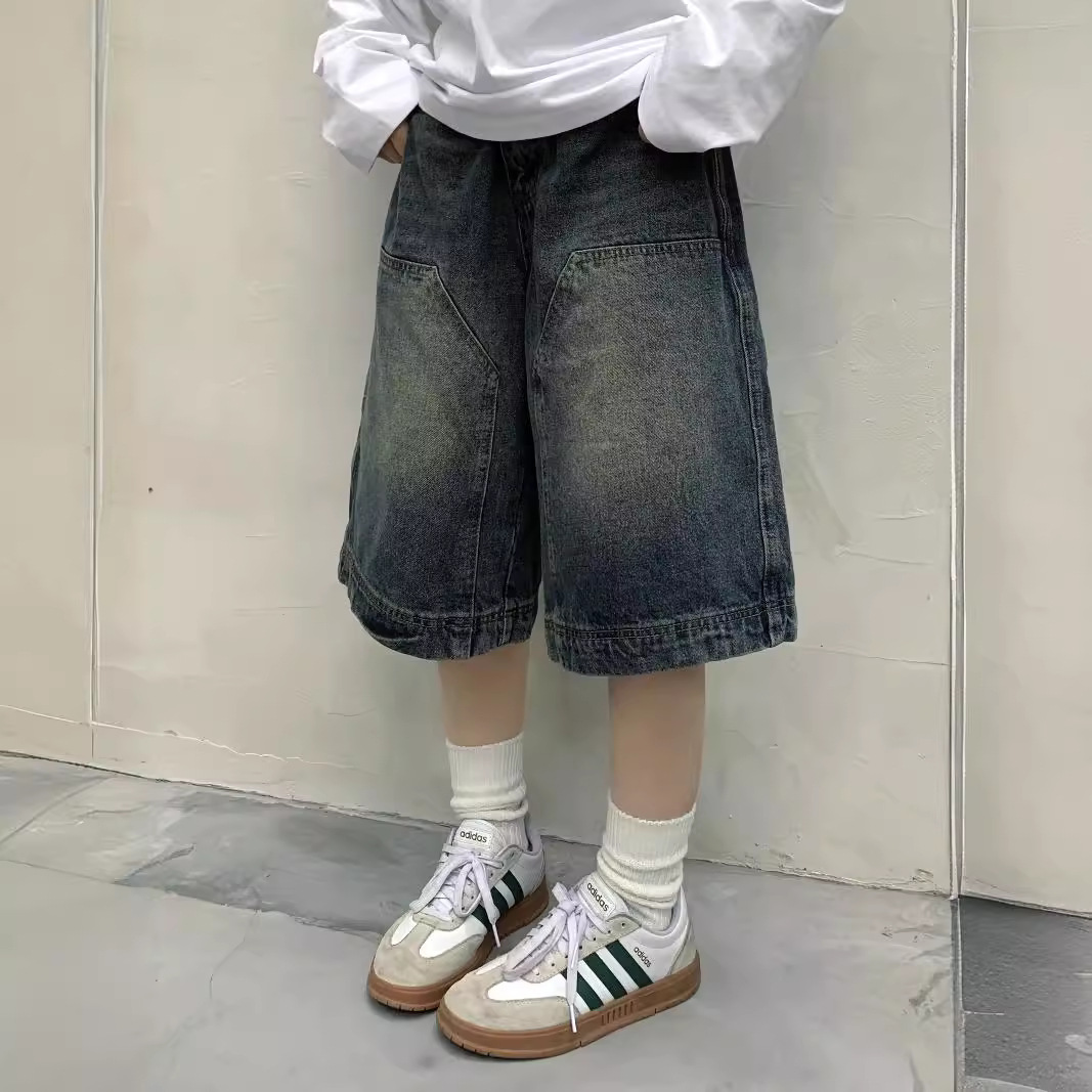Celana Pendek Jeans Baggy Vint - Street Fashion Art ulasan dan harga