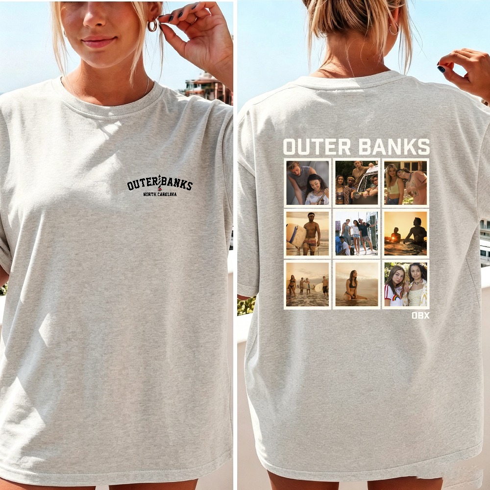 Kaos Terinspirasi Outer Banks  - Street Fashion Logo ulasan dan harga