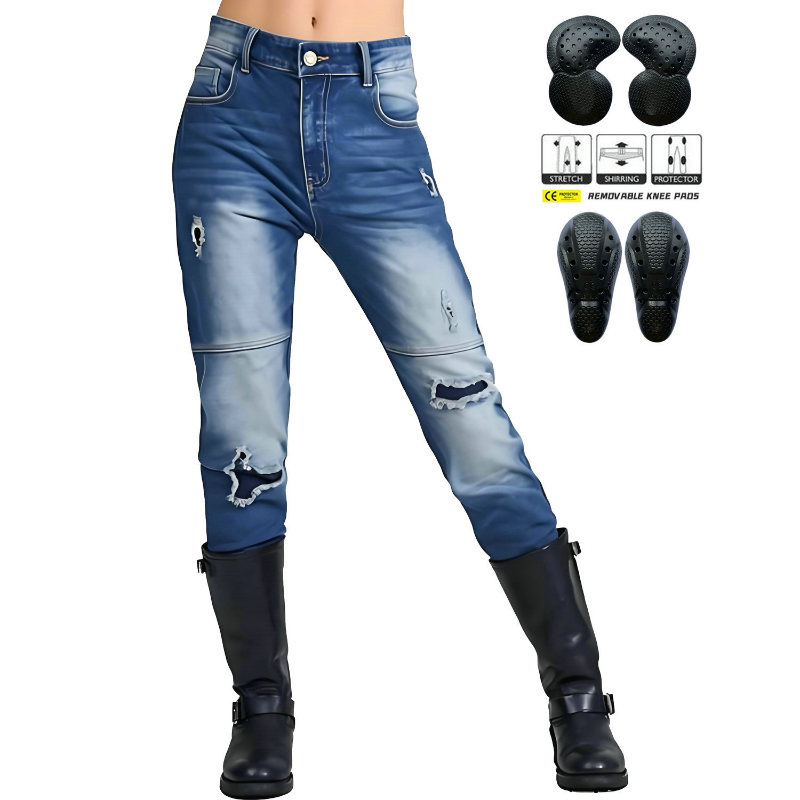 Celana Jeans Pelindung Wanita  - Distressed Jean Rip ulasan dan harga