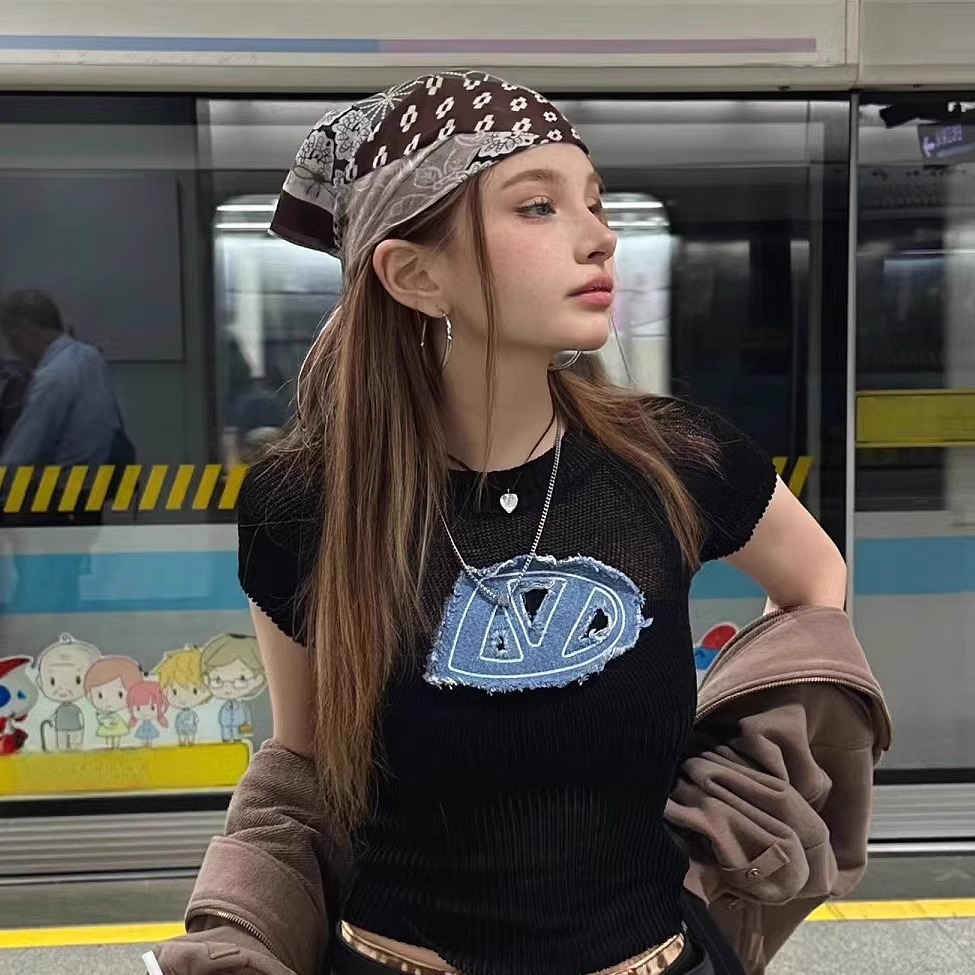 Hiasan Ikat Kepala Gaya Amerik - Street Fashion American ulasan dan harga