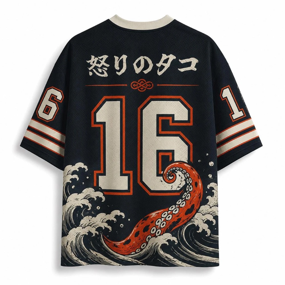 Kaos Pria V-Neck Cetak 3D Moti - Street Fashion In Japanese ulasan dan harga