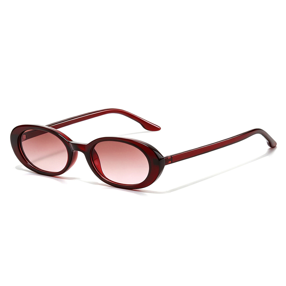 Kacamata Hitam Oval Bingkai Ke - Street Fashion Photoshoot ulasan dan harga