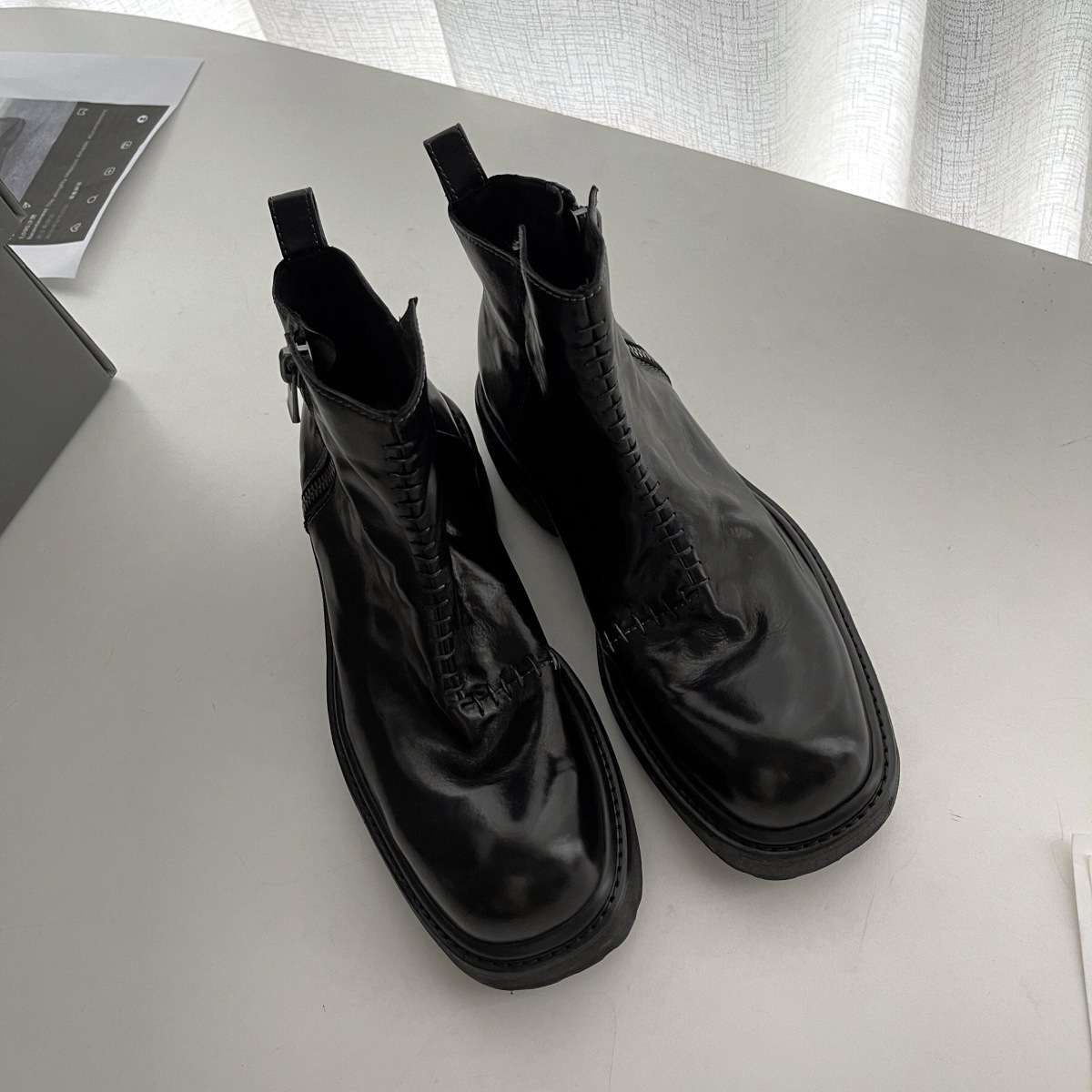 Sepatu bot wanita mewah modis  - Street Fashion Rome 2025 ulasan dan harga