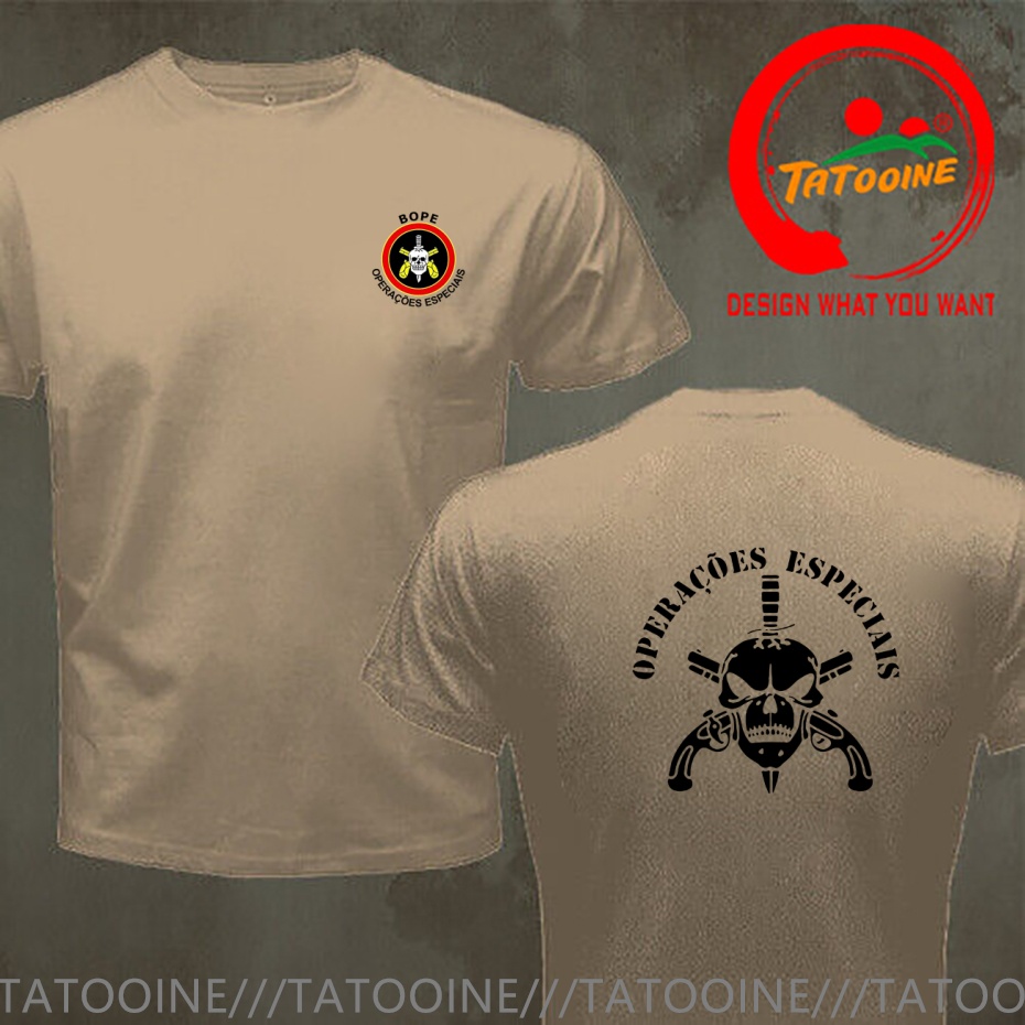 Desain Lucu BOPE Elite Death S - Street Fashion Brazil ulasan dan harga