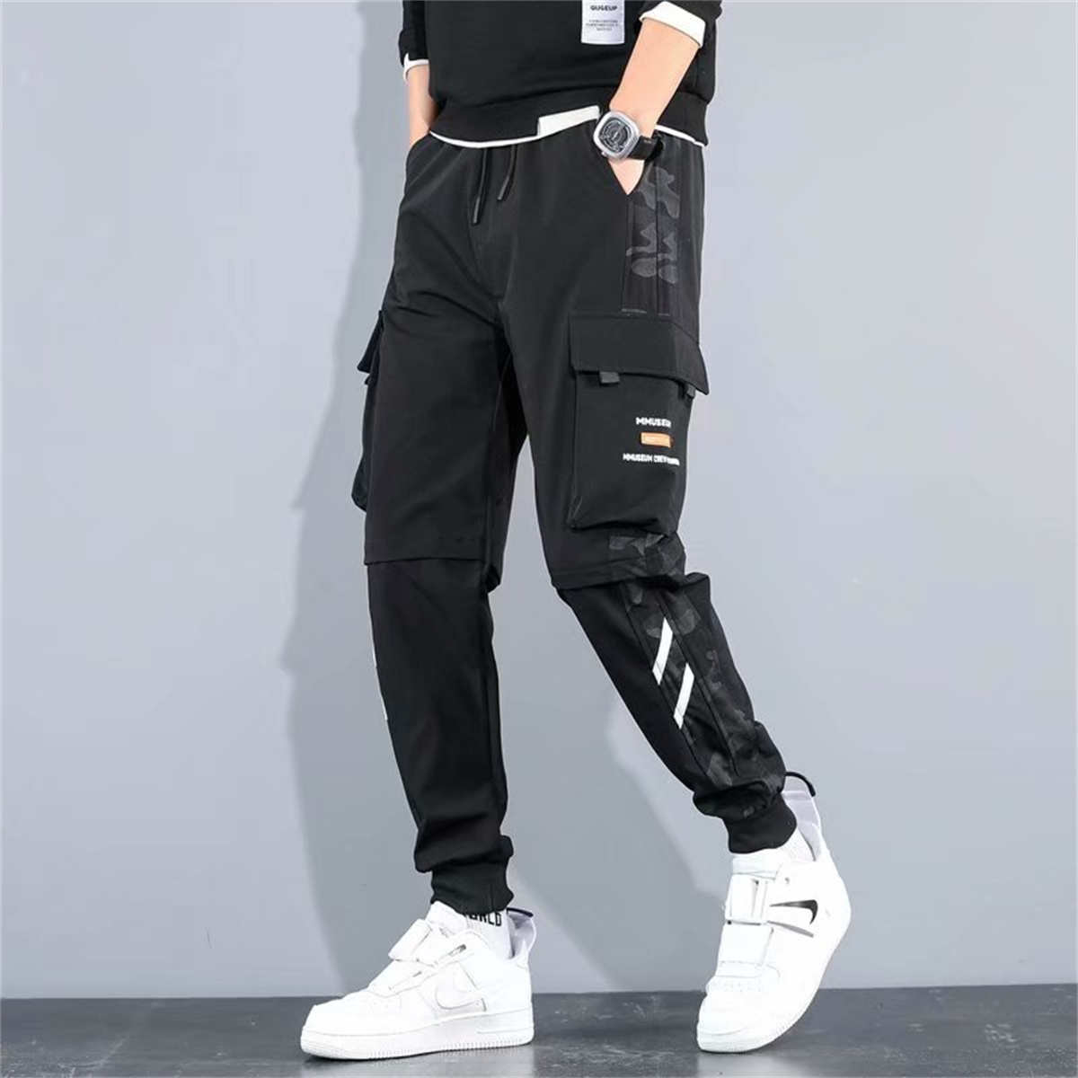 Celana Serut Multi Saku Model  - Street Fashion Model ulasan dan harga