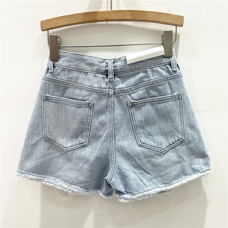 Celana Pendek Jeans Denim Robe - Distressed Jean Rip ulasan dan harga