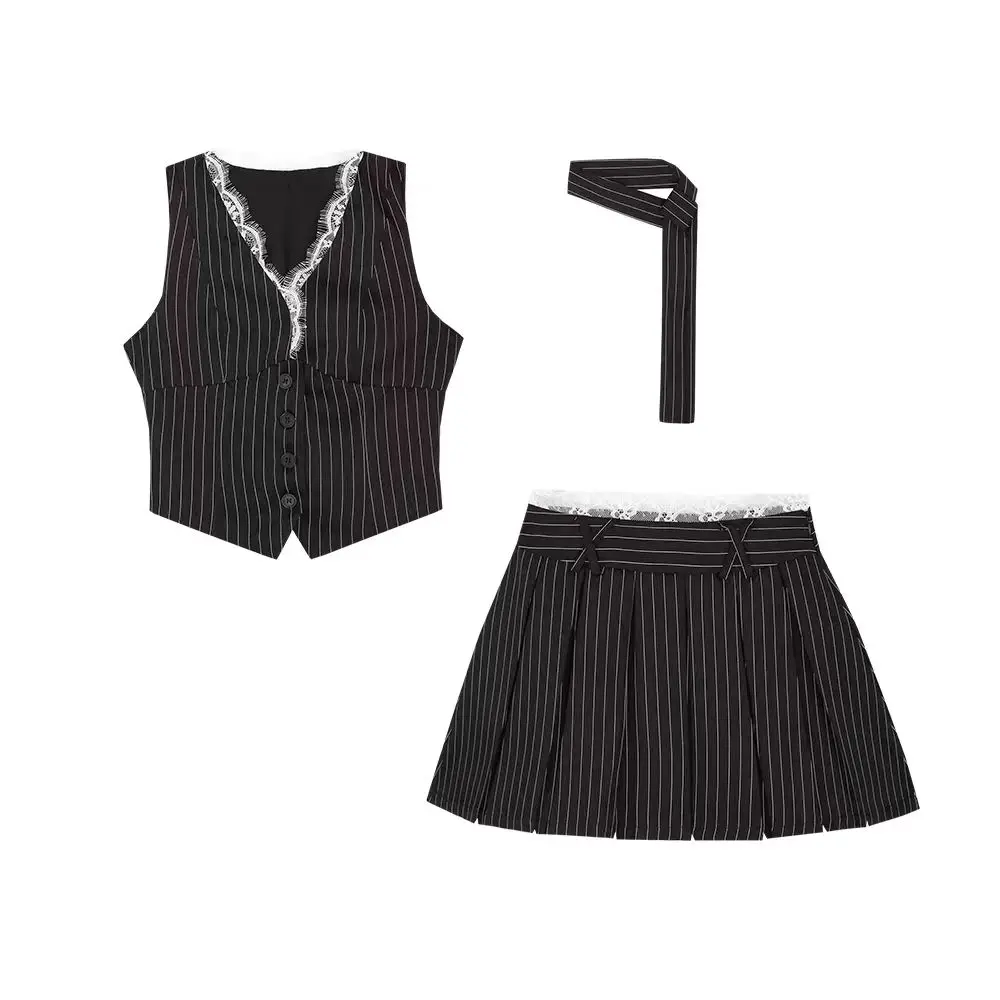 Set 2 Potong Retro Renda Seksi - Street Fashion Necklace ulasan dan harga