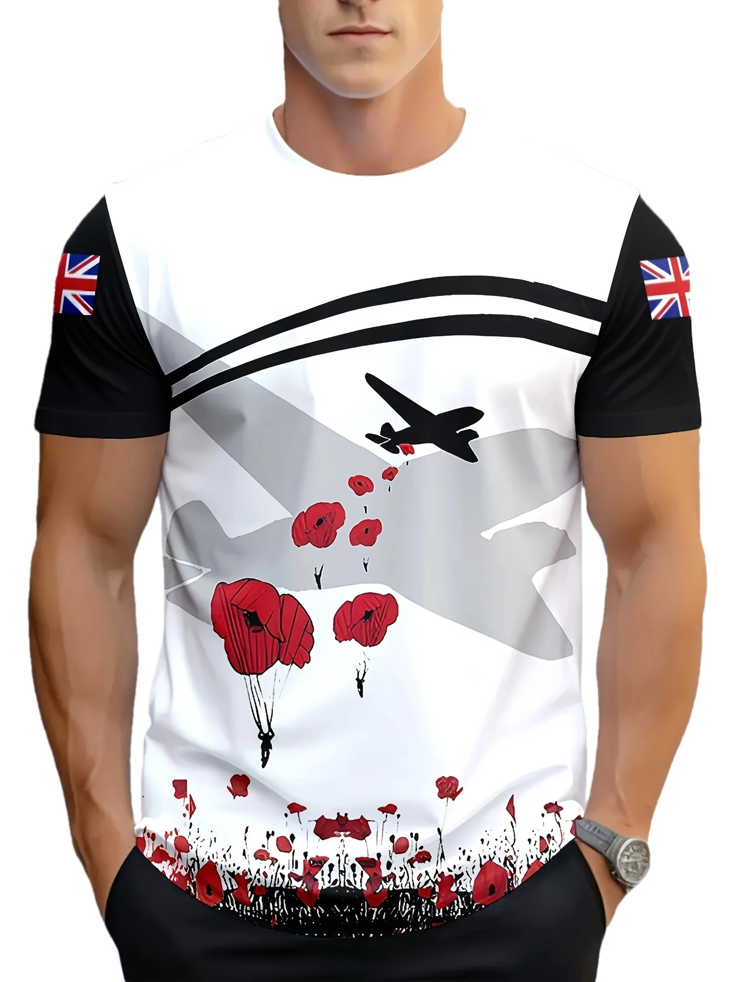 Kaos Pria Fashion UK Remembran - Street Fashion Uk ulasan dan harga