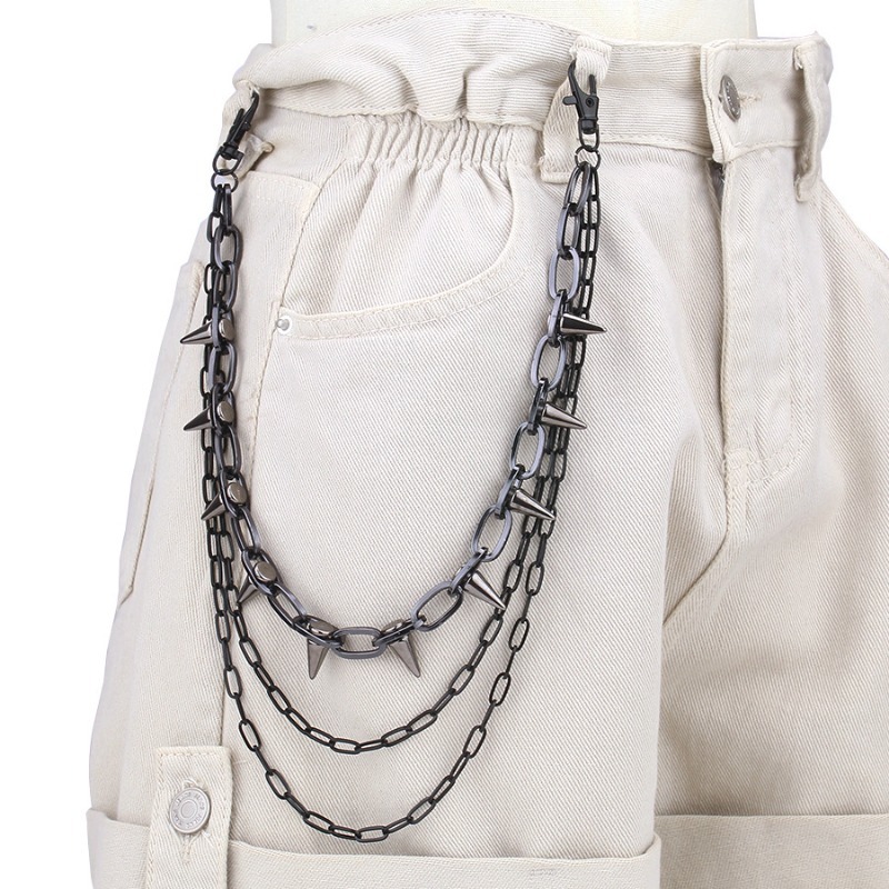Rantai Pinggang Celana Hip Hop - Street Fashion Necklace ulasan dan harga