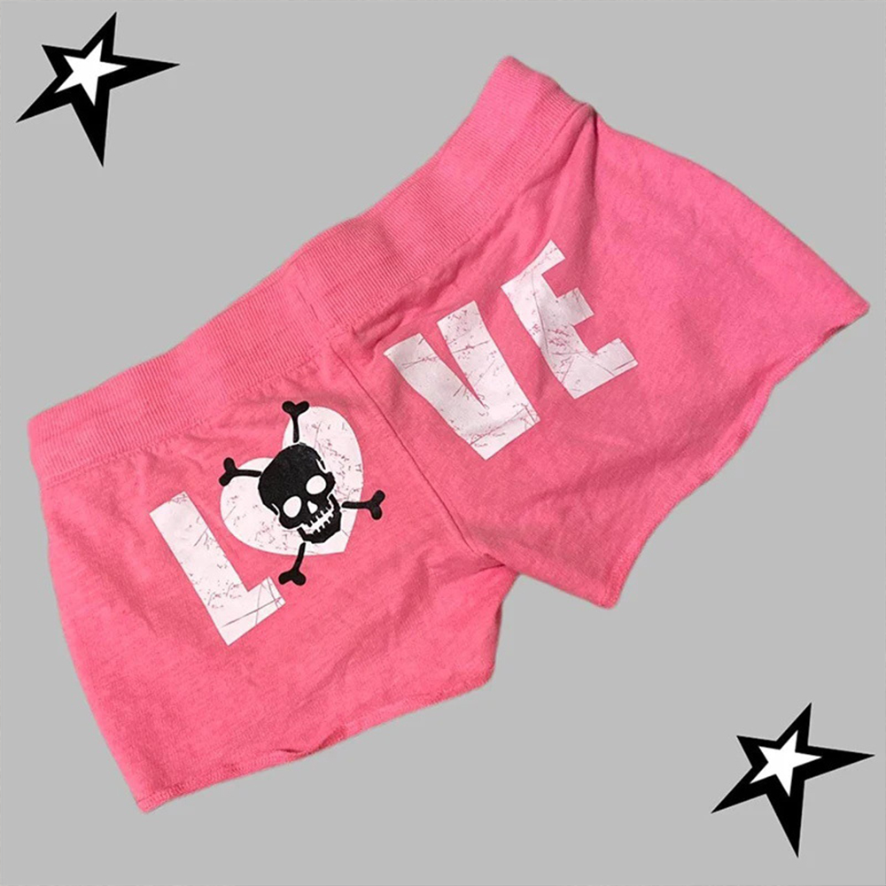 Celana Pendek Retro Punk Musim - Street Fashion American ulasan dan harga