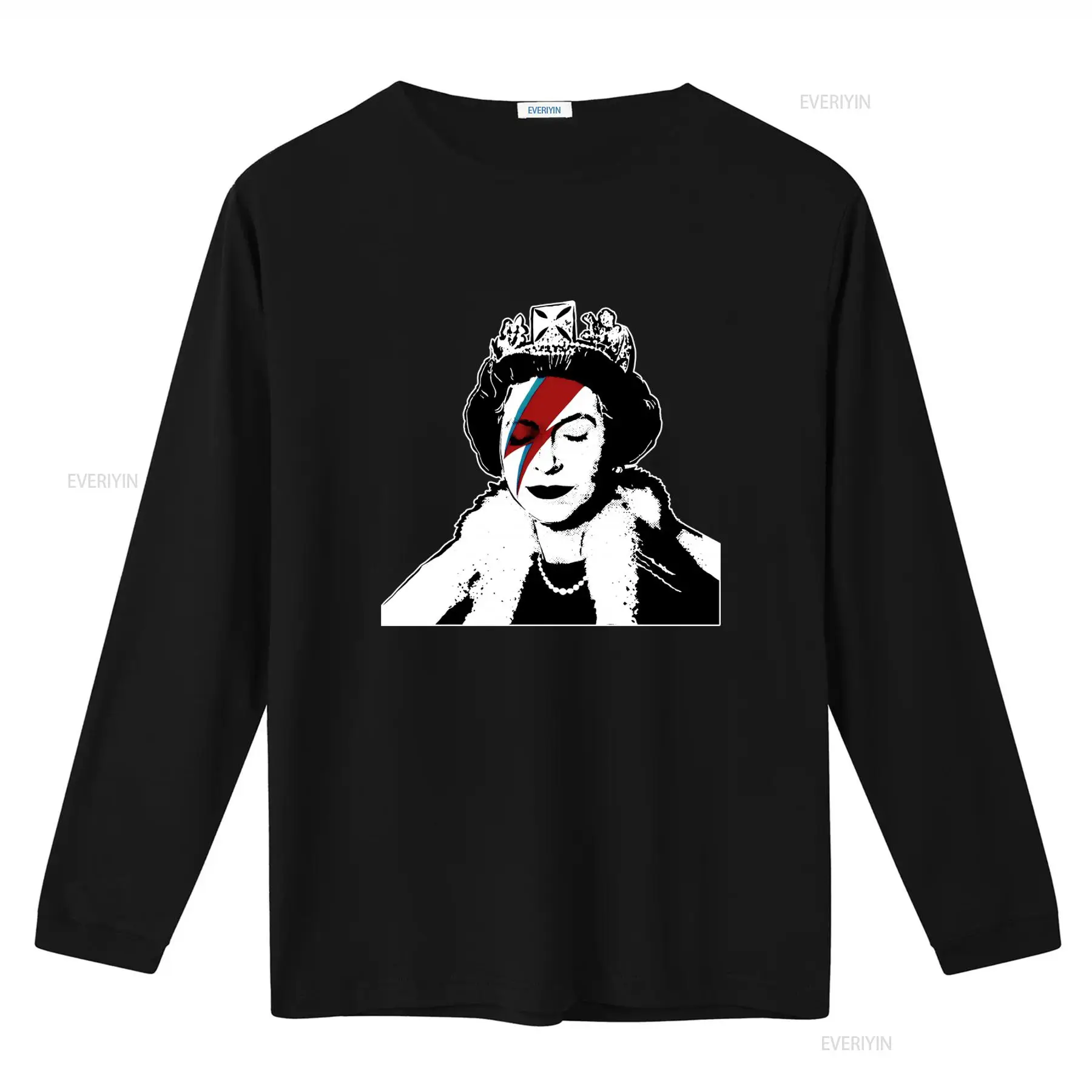 Kaos Seni Grafiti Banksy Queen - Street Fashion Uk ulasan dan harga