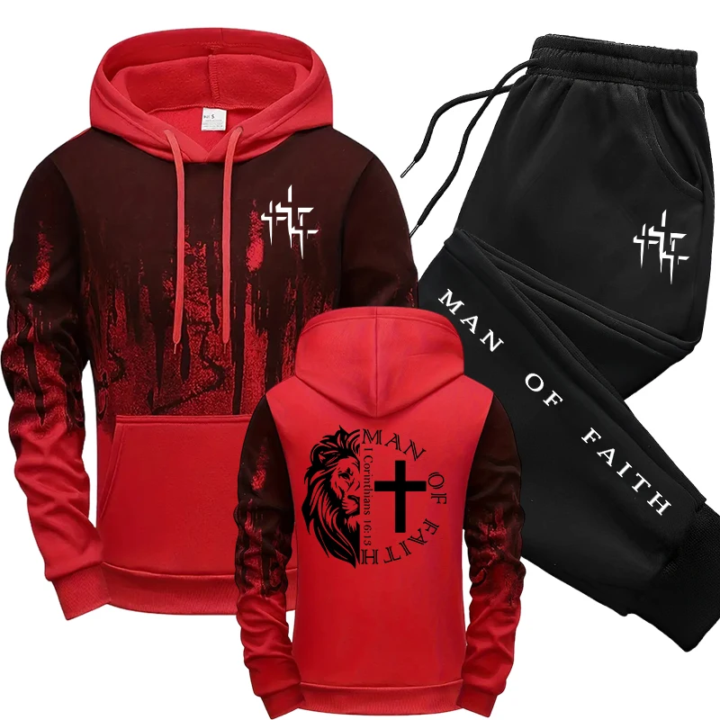 Setelan Pria Motif Man of Fait - Street Fashion Art ulasan dan harga