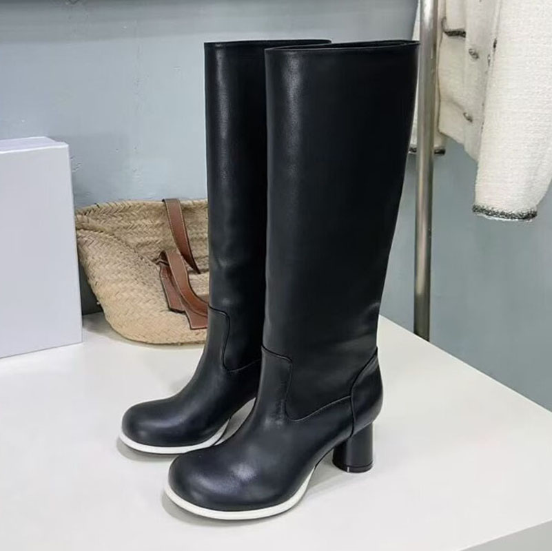Sepatu Bot Kulit Asli Wanita F - Street Fashion Rome 2025 ulasan dan harga