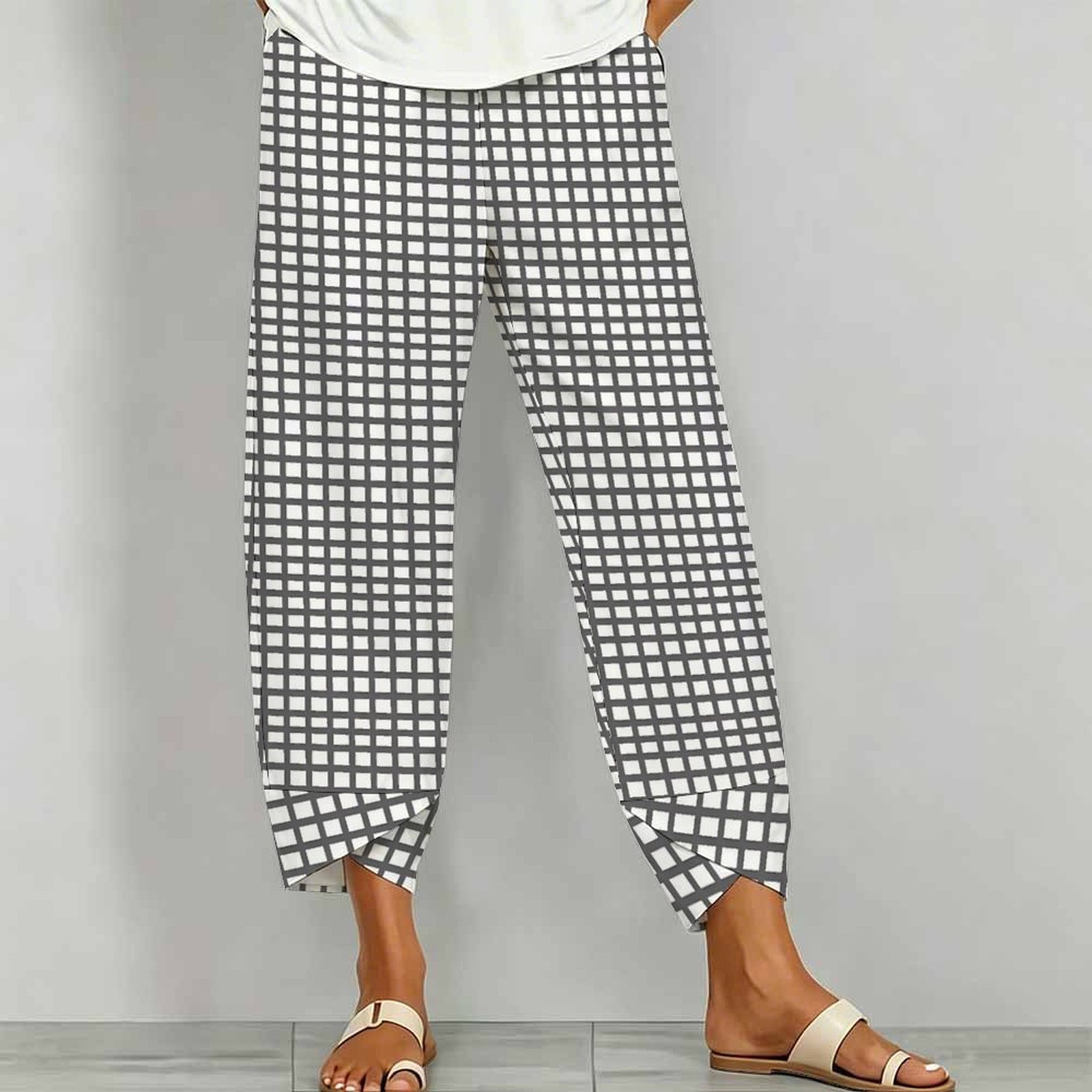 Celana Fashion Retro Bermotif  - Fashion Street Yoga ulasan dan harga
