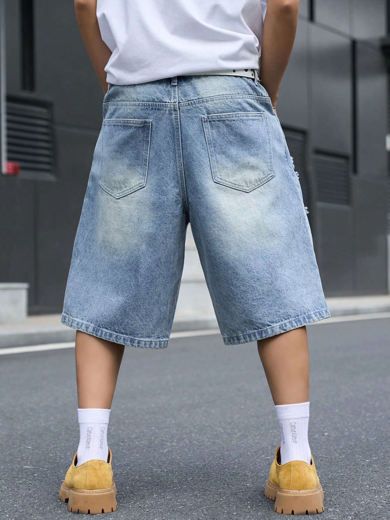Celana Pendek Denim Pria Model - Street Fashion Art ulasan dan harga