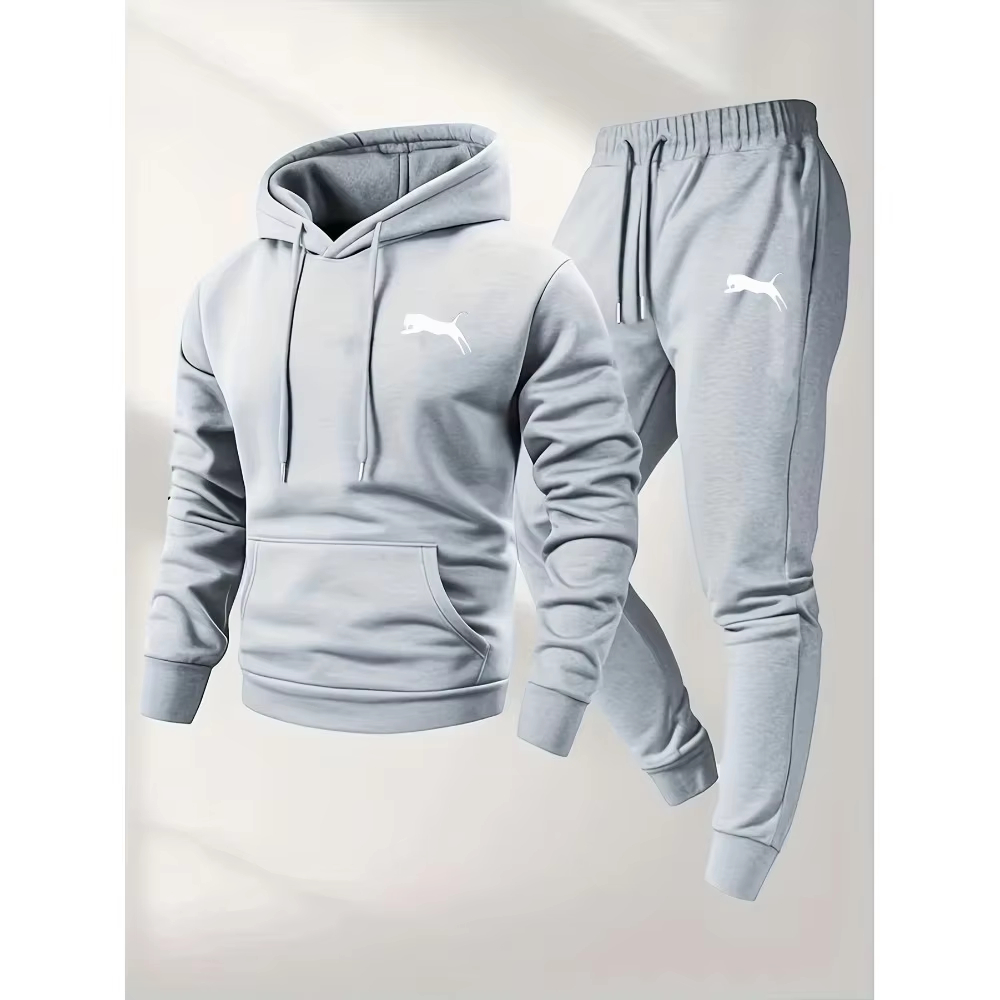 Setelan Hoodie & Celana Pria T - Street Fashion Art ulasan dan harga